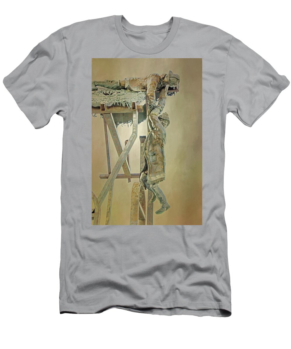 Helping Hands 1 T-Shirt featuring the photograph Helping Hands 1 by Susan McMenamin