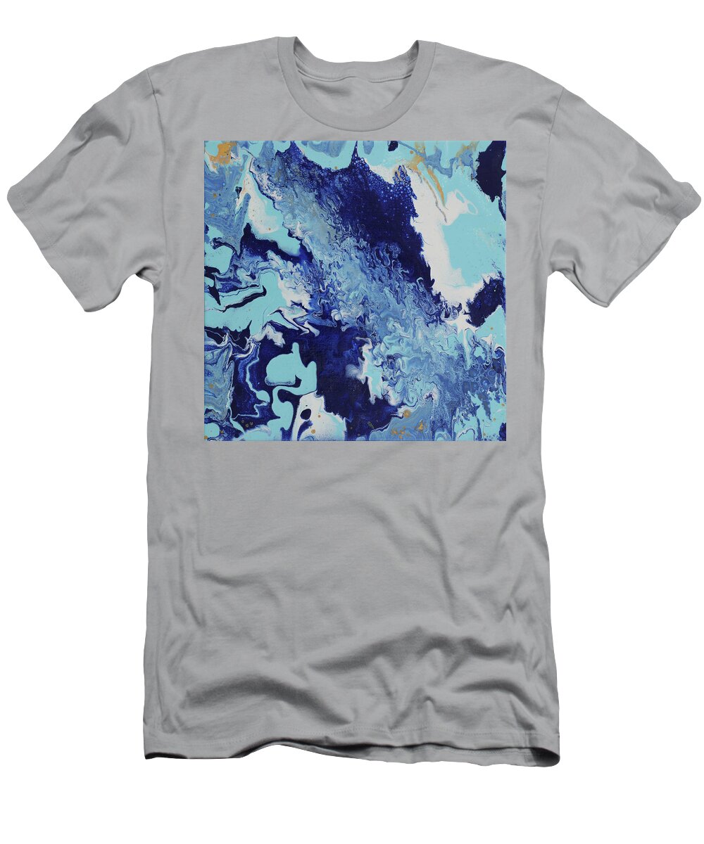 Organic T-Shirt featuring the painting Hideout by Tamara Nelson