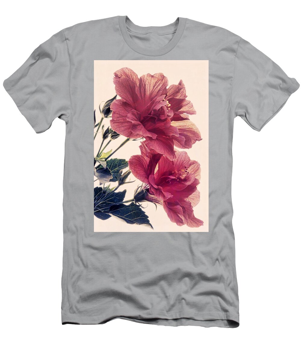 Hibiscus T-Shirt featuring the photograph High on Life by Leda Robertson