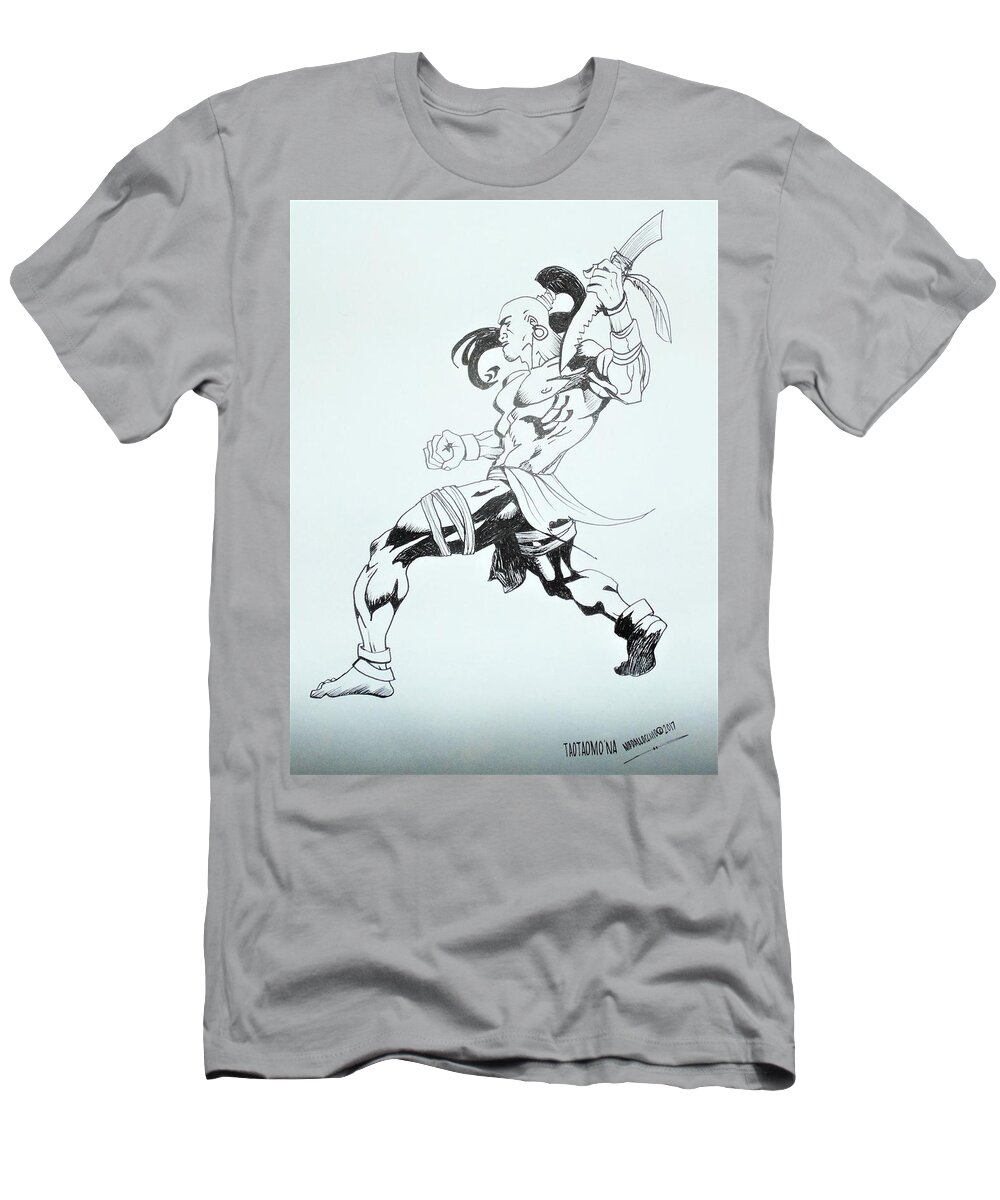 Chamorro T-Shirt featuring the drawing Hita Taotaotano by MB Dallocchio