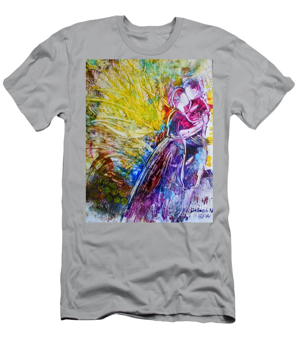 Faceless T-Shirt featuring the painting Homecoming II by Deborah Nell