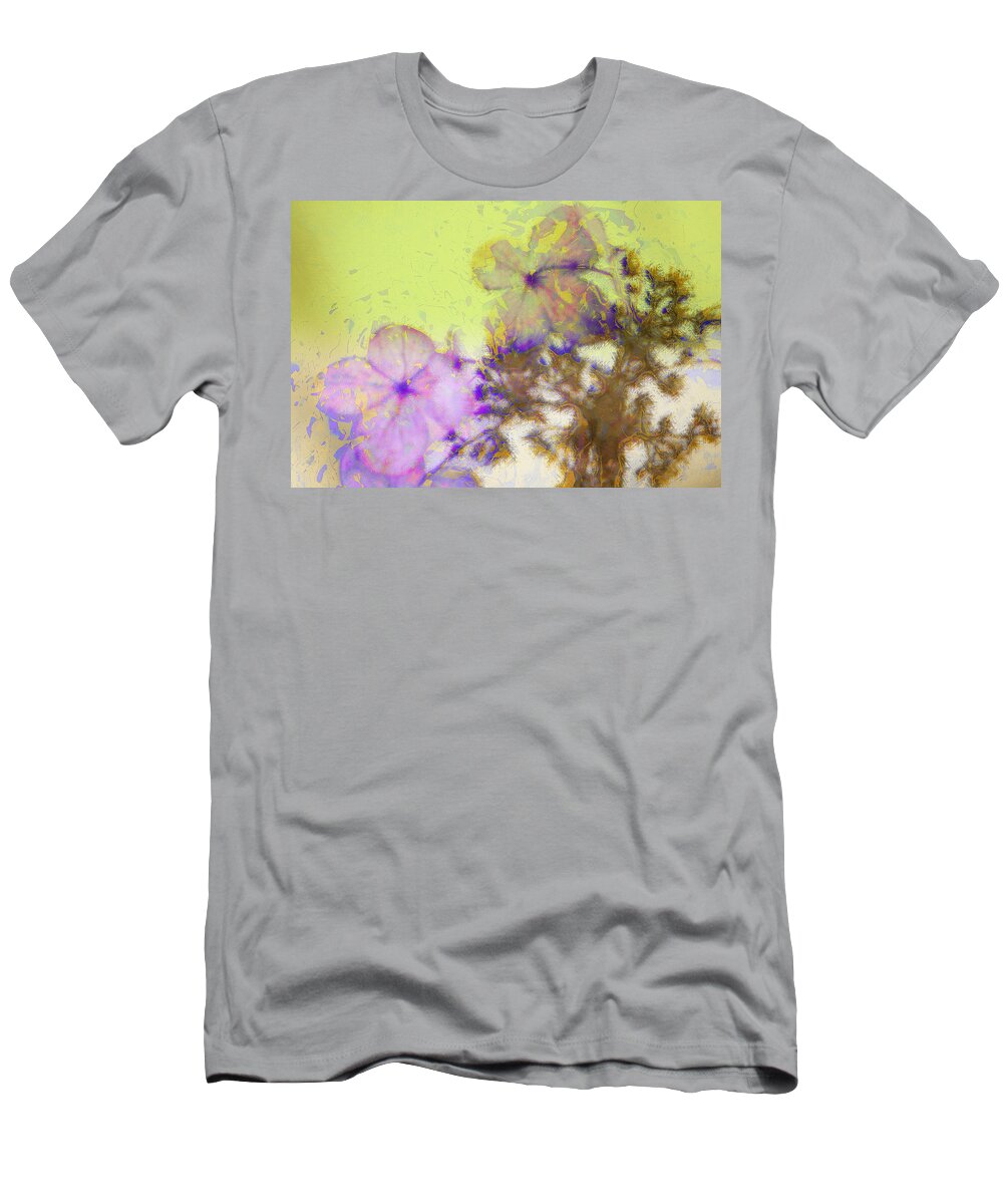 Flower T-Shirt featuring the photograph Hydrangea Blossoms by Julie Lueders 