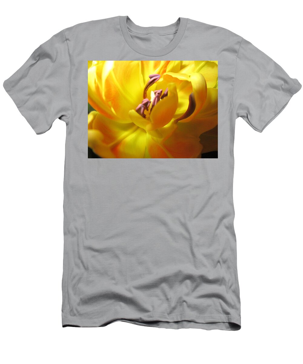 Flowerromance T-Shirt featuring the photograph I feel you by Rosita Larsson