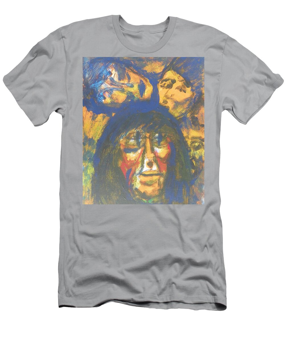 Expressive T-Shirt featuring the painting I Thought They Were Friends by Judith Redman