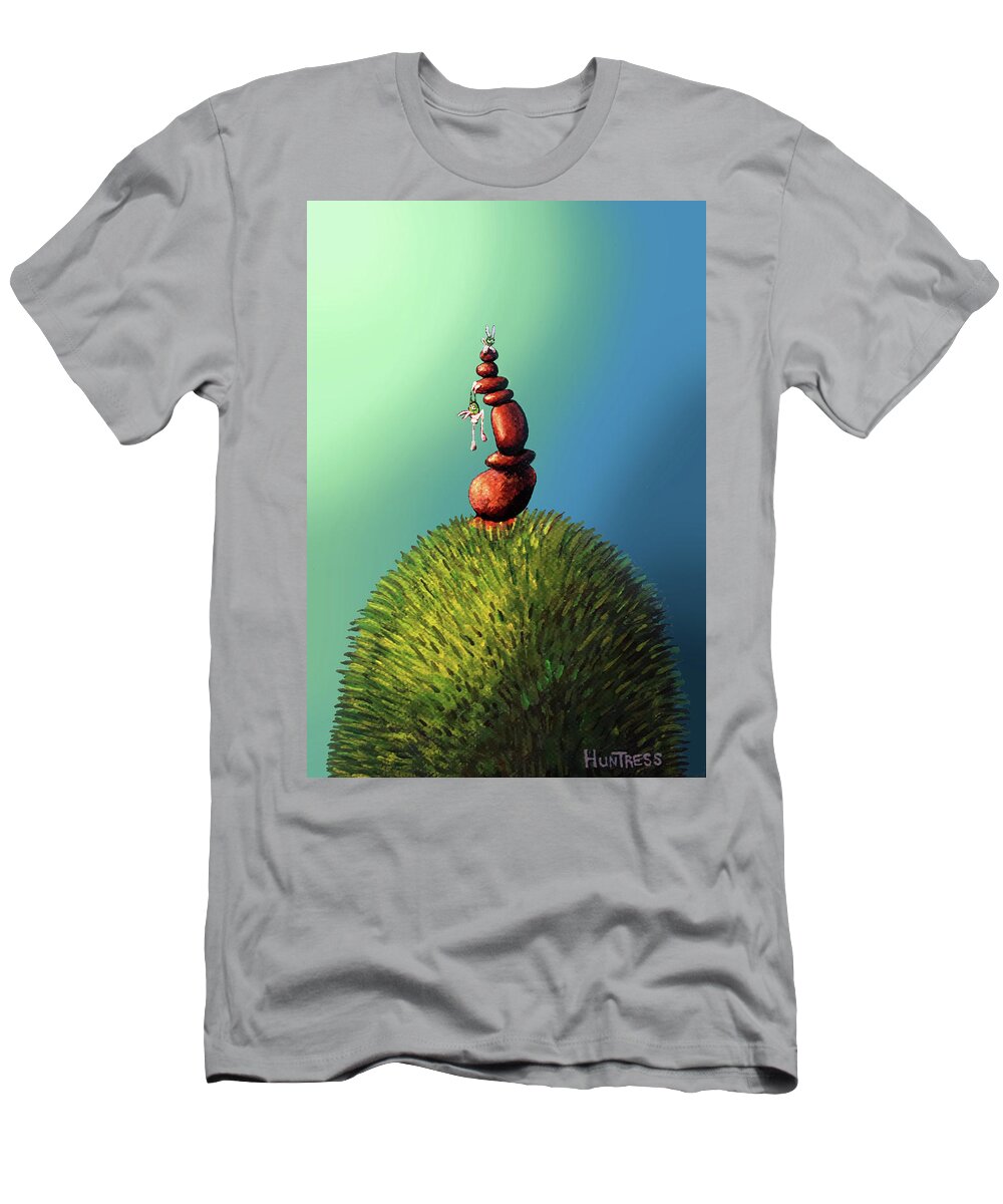 Frogs T-Shirt featuring the painting I Will Follow You by Mindy Huntress