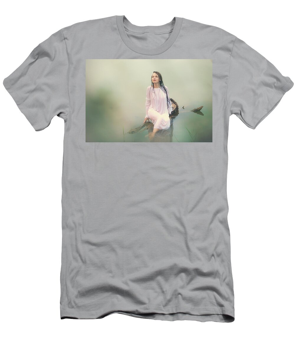 Russian Artists New Wave T-Shirt featuring the photograph In Dreamy World by Vitaly Vakhrushev