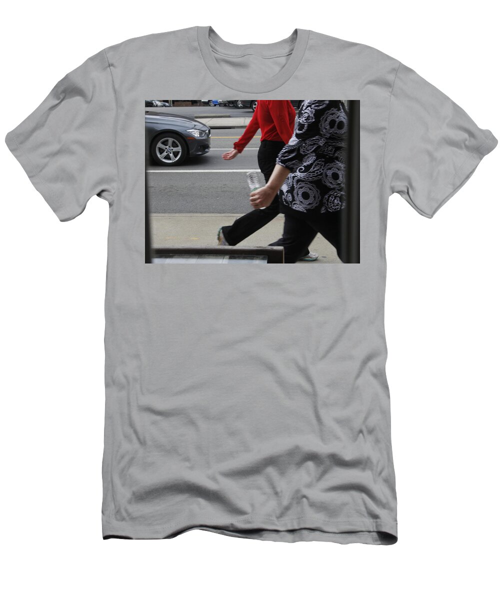 Walking T-Shirt featuring the photograph In Step by Valerie Collins