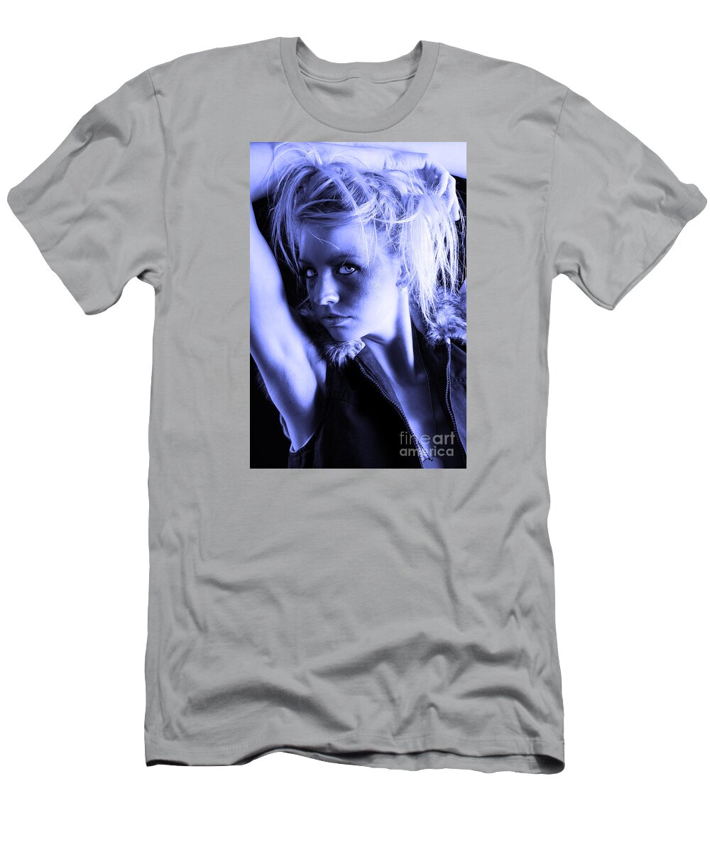 Artistic Photographs T-Shirt featuring the photograph In the Blue by Robert WK Clark