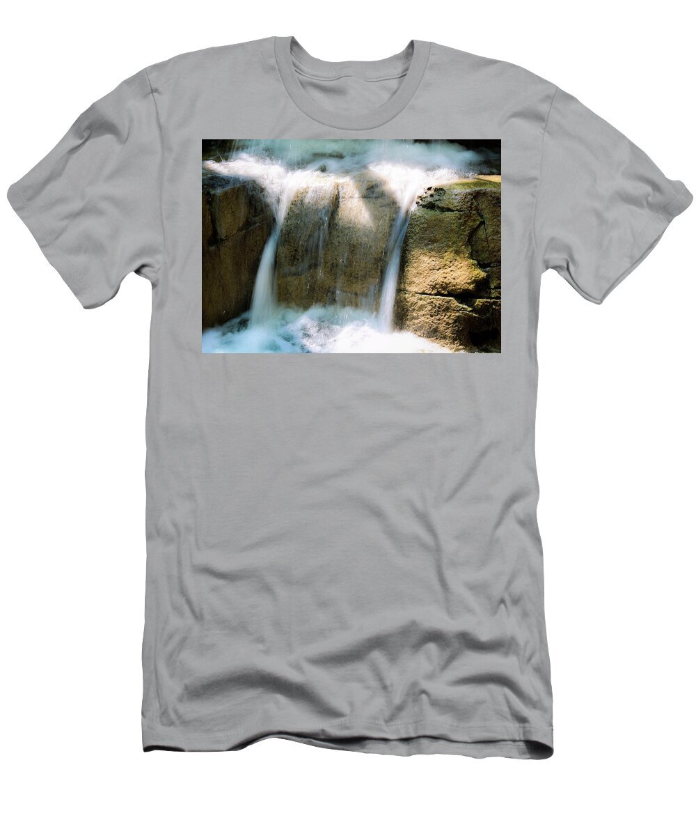 Waterfall T-Shirt featuring the photograph In the Pit by Alison Frank