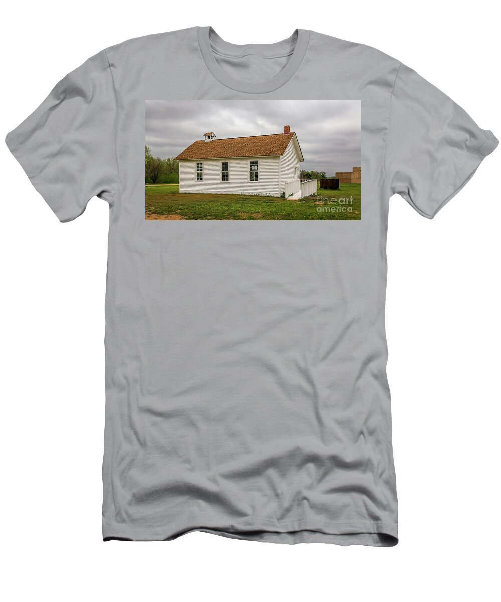 Independence School T-Shirt featuring the photograph Independence School by Jon Burch Photography
