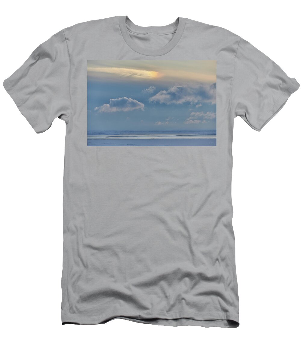 Iridescence T-Shirt featuring the photograph Iridescence Horizon by Doug Gibbons
