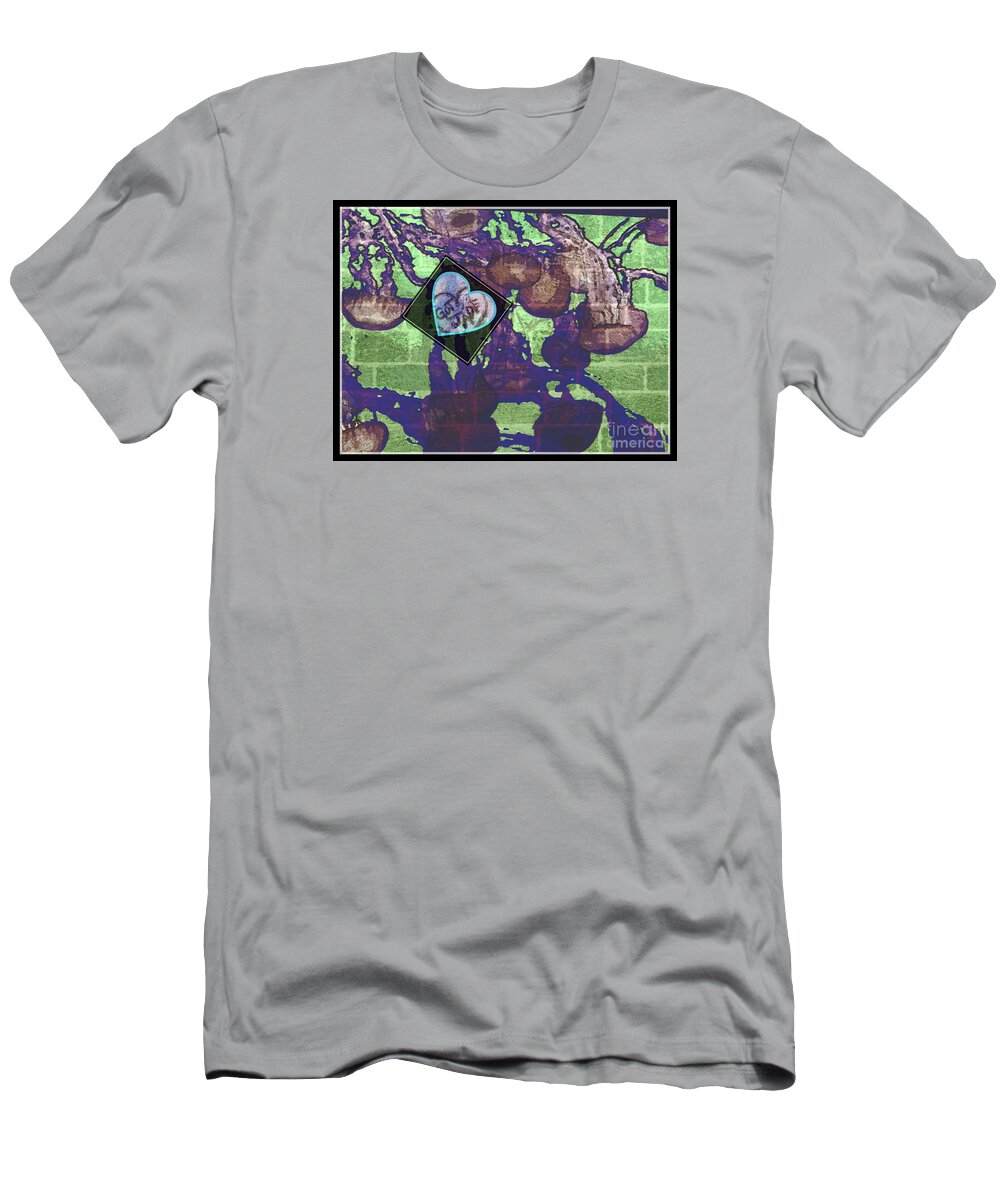 Jade T-Shirt featuring the digital art Jelly Jade by Rindi Rehs