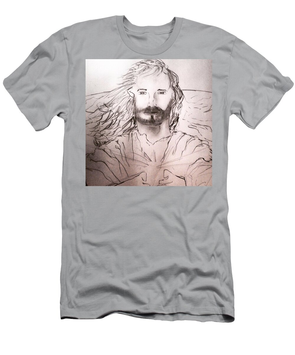Jesus T-Shirt featuring the photograph Jesus the Light of the World by Love Art Wonders By God