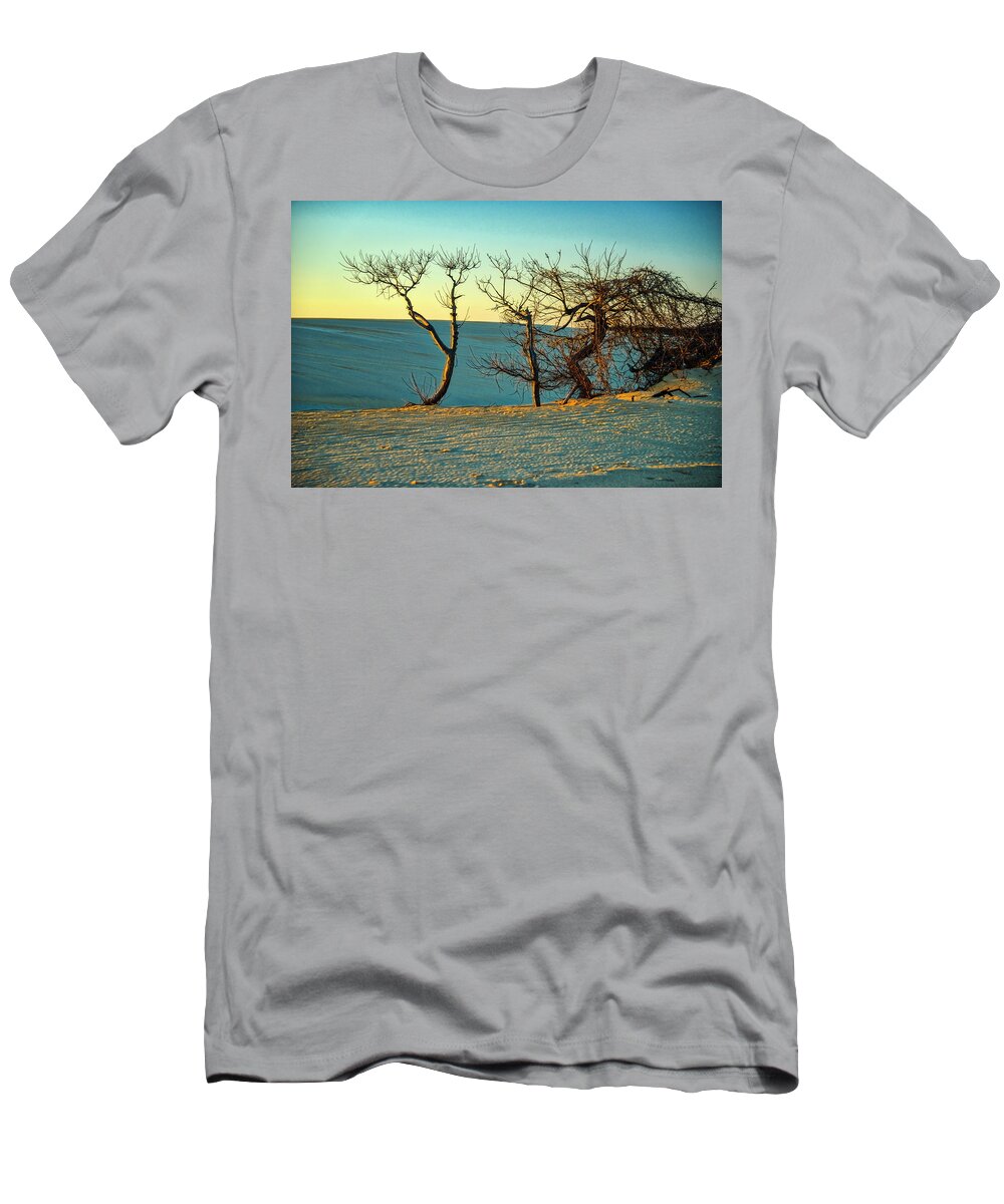 Landscapes T-Shirt featuring the photograph Jockey Ridge Sentinels by Donald Brown