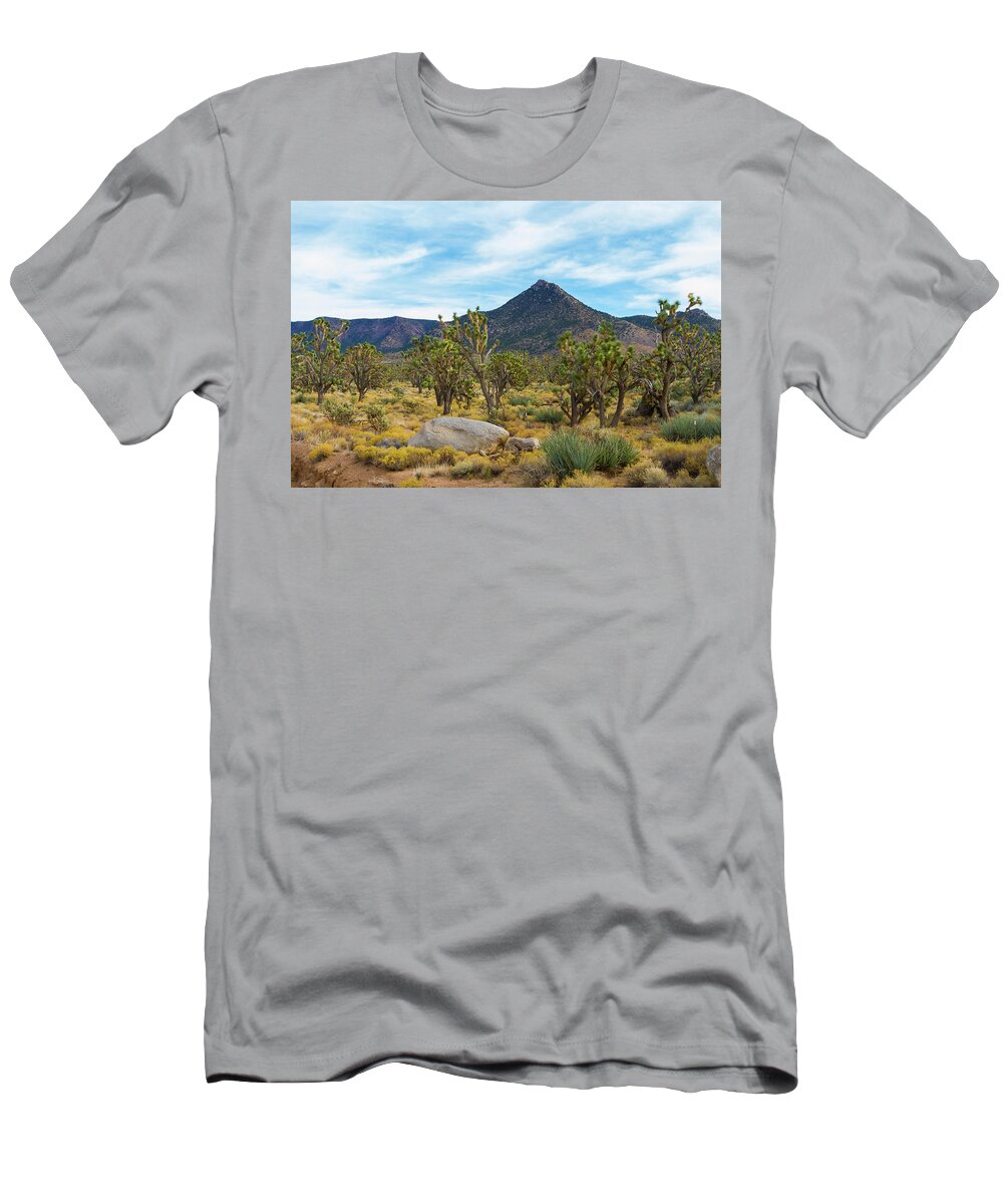 Joshua Tree Forest T-Shirt featuring the photograph Joshua Tree Forest by Bonnie Follett