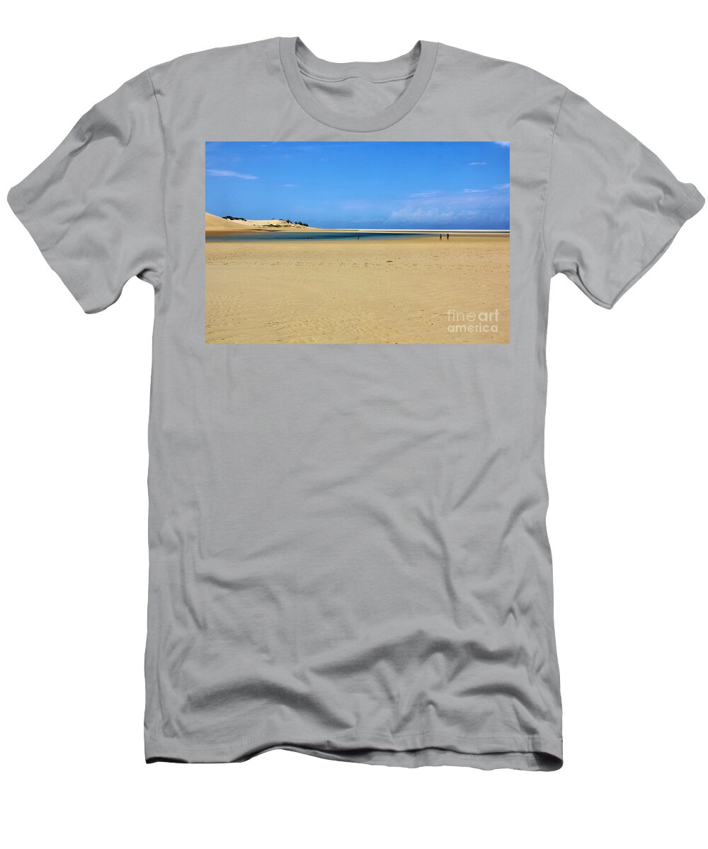 Vilanculos T-Shirt featuring the photograph Just Beach and More Beach by Jeremy Hayden