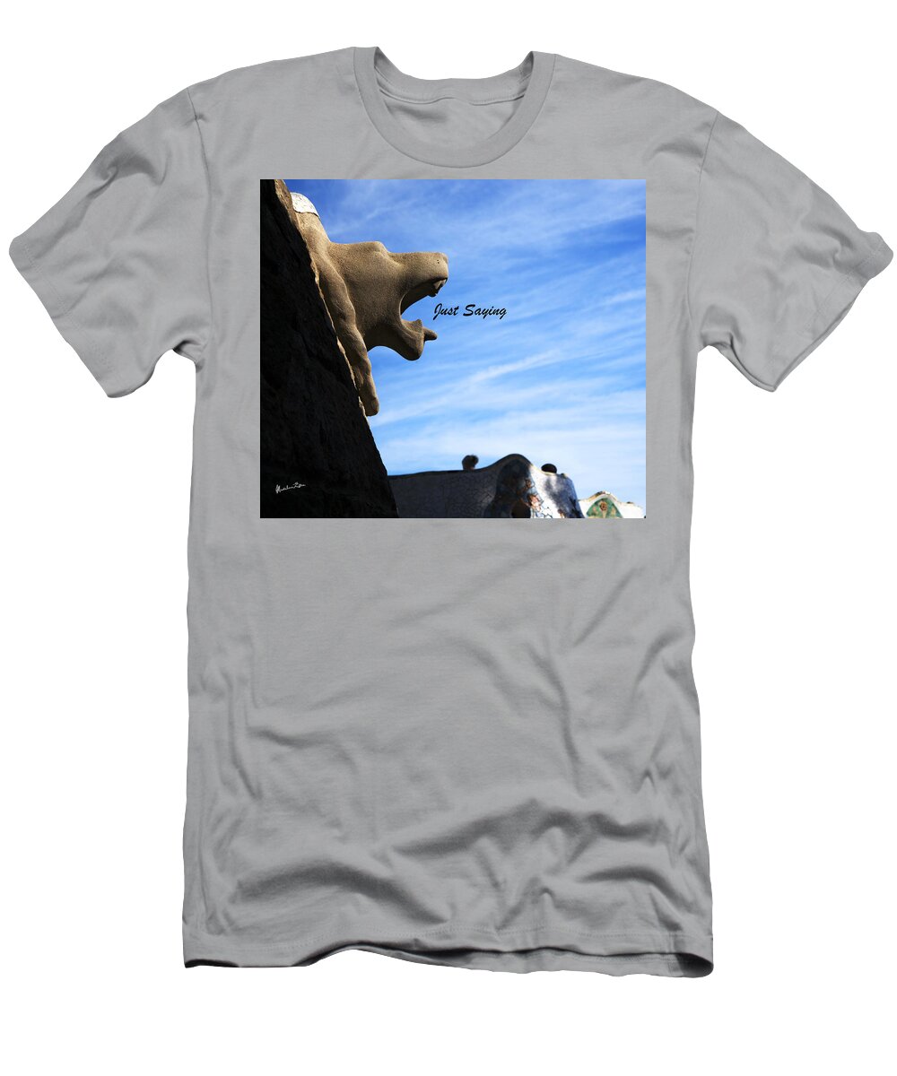 Concept T-Shirt featuring the photograph Just Saying by Madeline Ellis