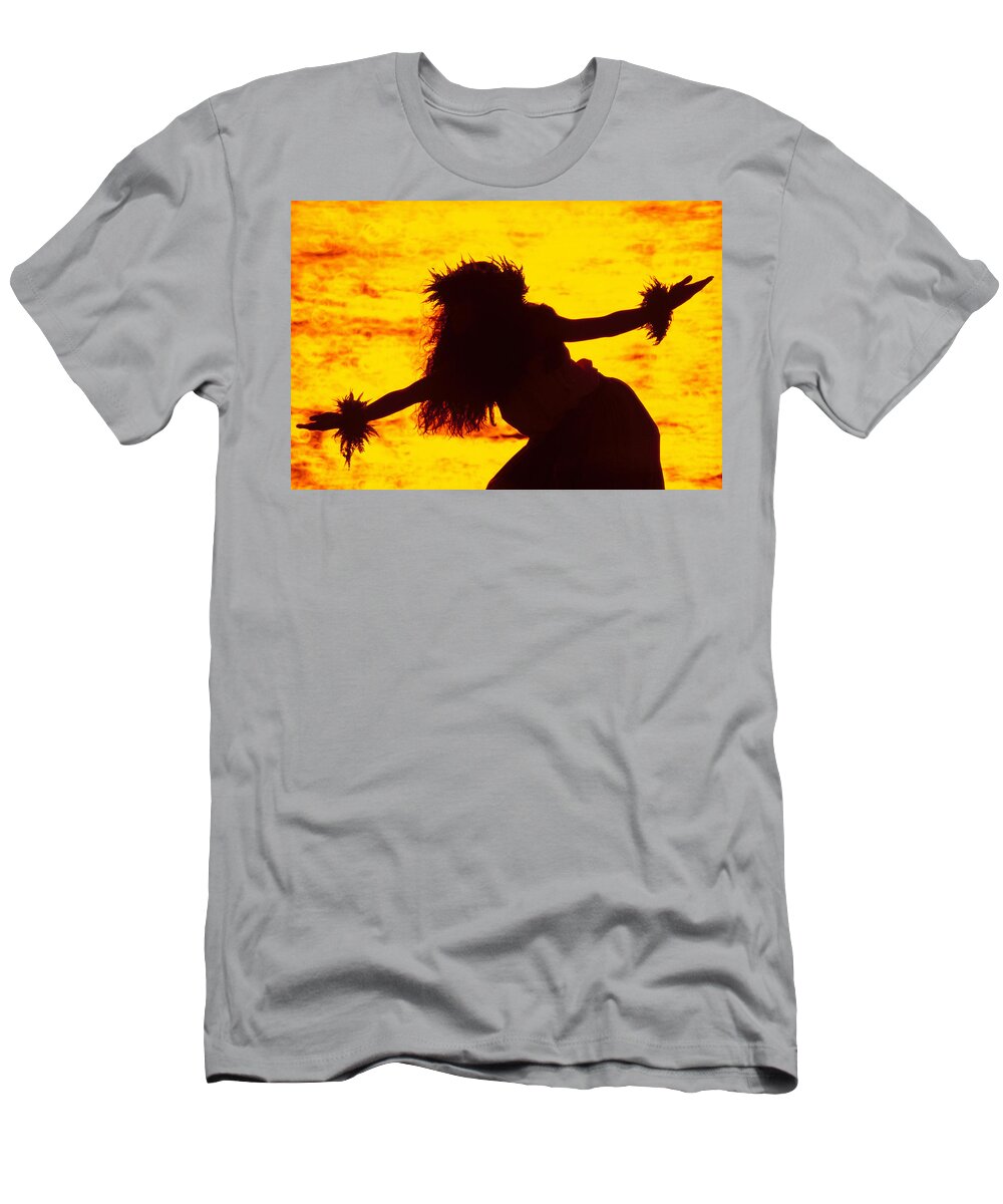 Active T-Shirt featuring the photograph Kahiko Hula by Ron Dahlquist - Printscapes