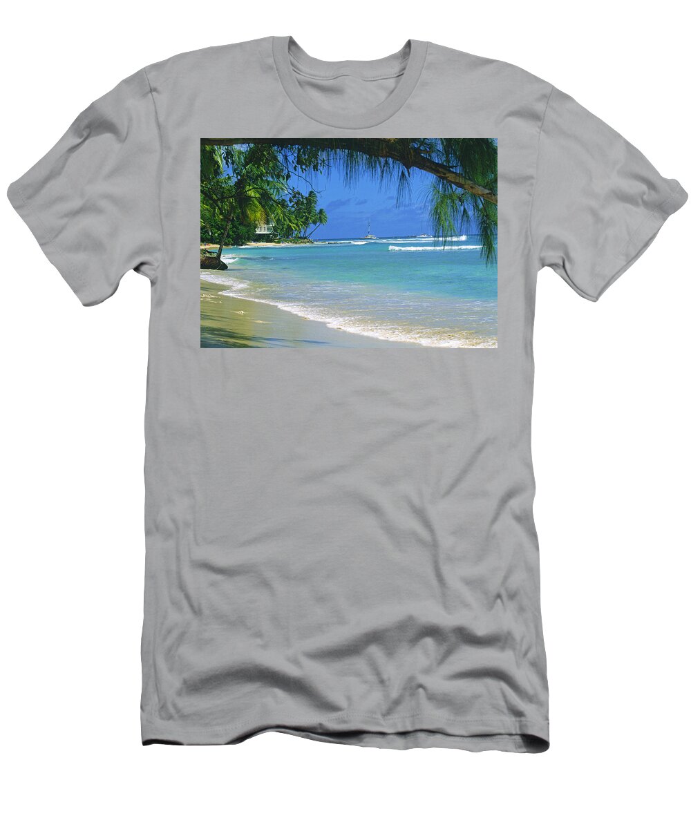 Barbados T-Shirt featuring the photograph King's Beach, Barbados by Gary Corbett