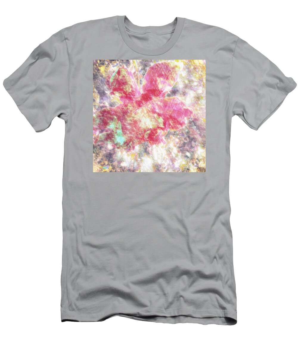 Rose T-Shirt featuring the photograph Kiss from a Rose by Davy Cheng