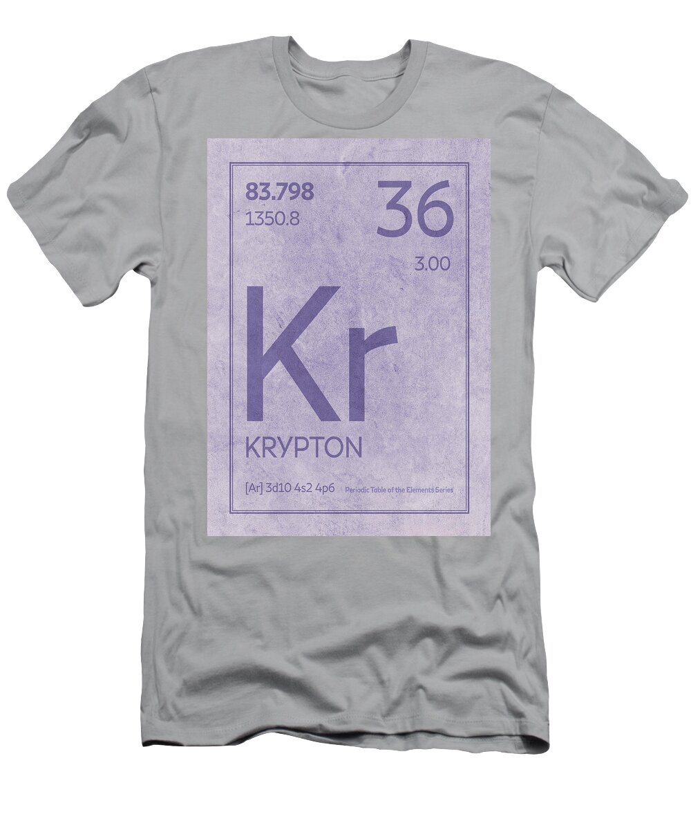 Krypton Element Symbol Periodic Table Series 036 T-Shirt