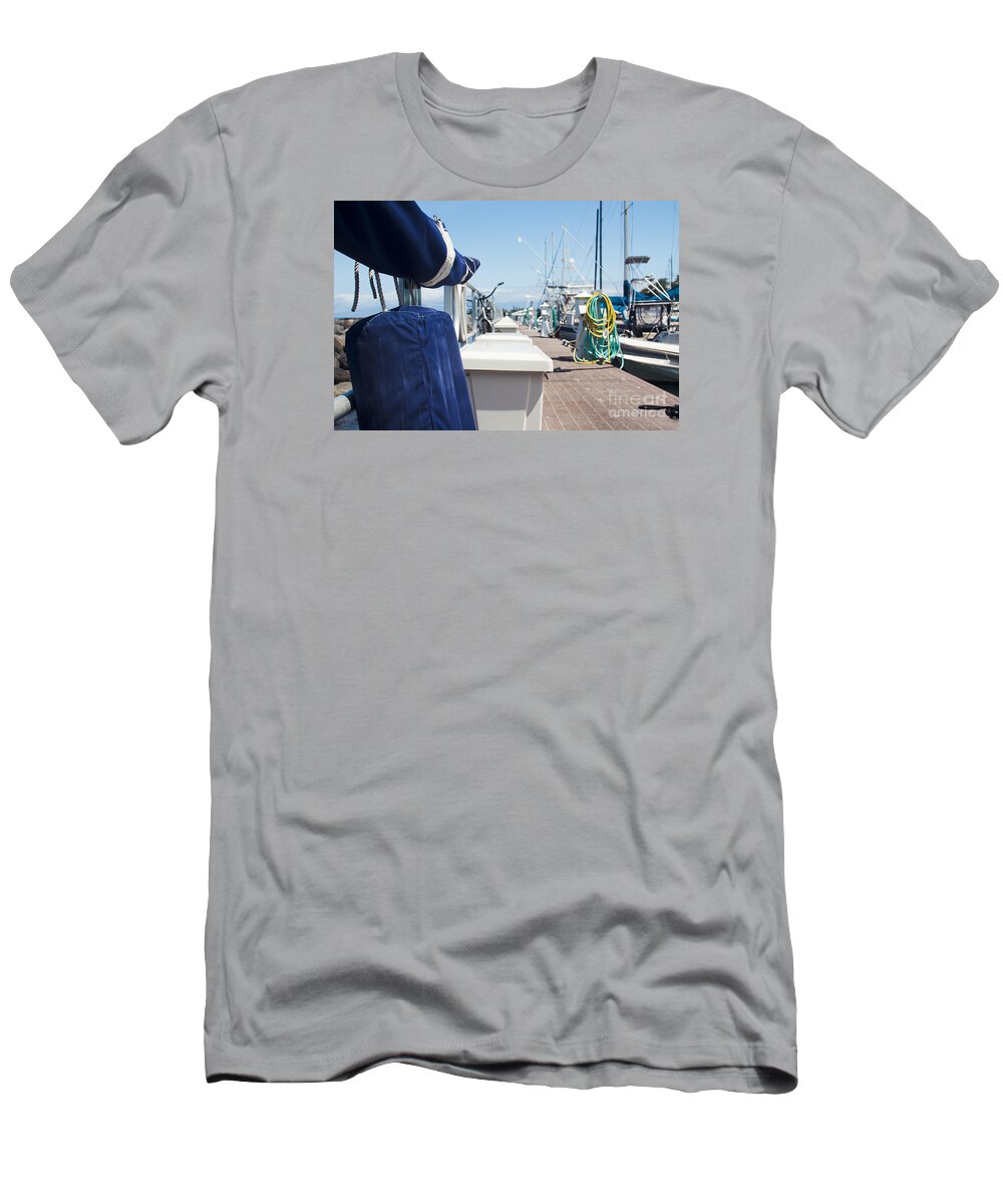 Lahaina Harbor T-Shirt featuring the photograph Lahaina Harbor Maui Hawaii by Sharon Mau