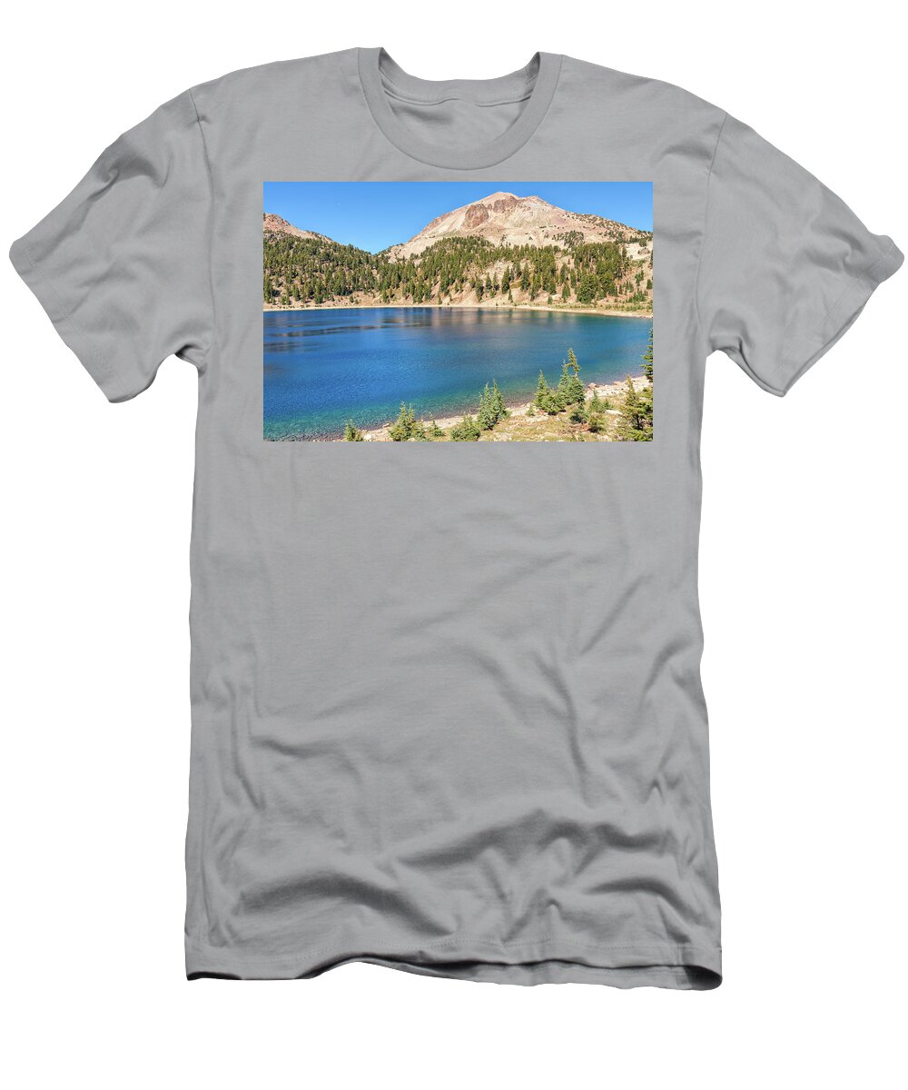 Landscape T-Shirt featuring the photograph Lassen Peak by John M Bailey
