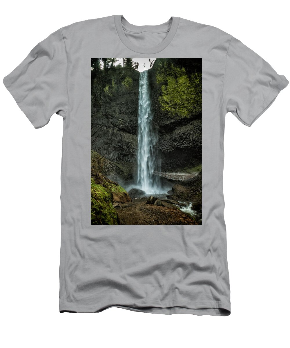Latourell Falls T-Shirt featuring the photograph Latourell Falls by Belinda Greb