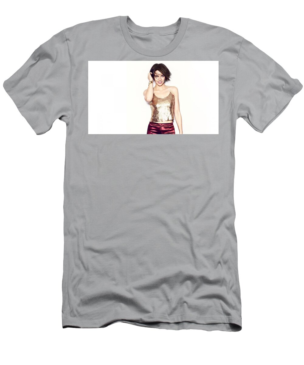Lauren Cohan T-Shirt featuring the photograph Lauren Cohan by Jackie Russo