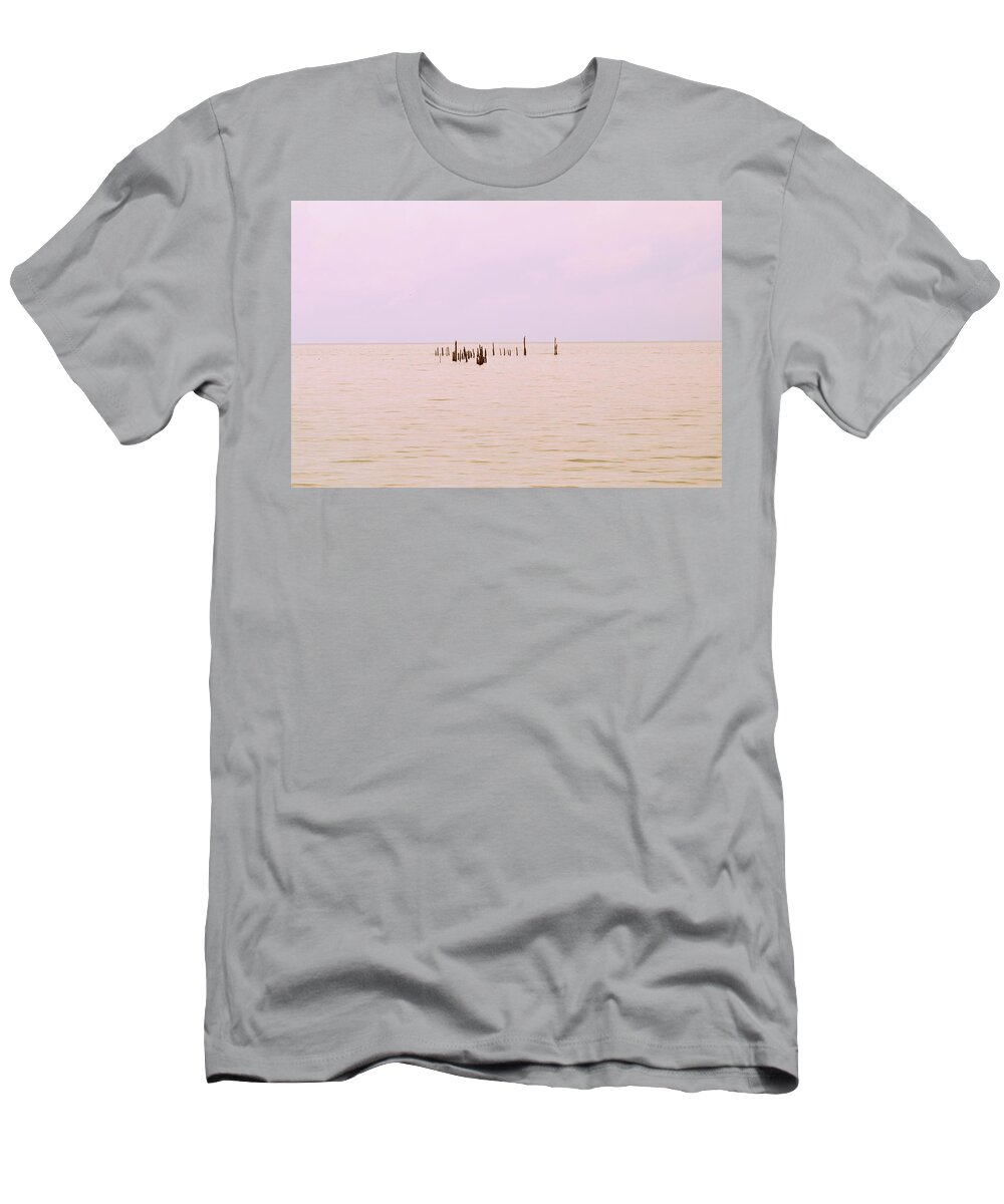 Sea T-Shirt featuring the photograph Layers of Calm by Deborah Crew-Johnson