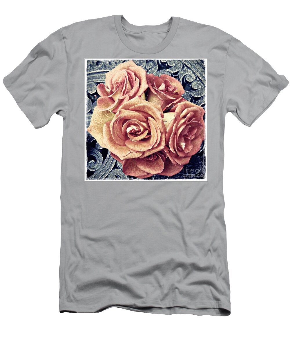 Rose T-Shirt featuring the photograph Left Unspoken by Sarah Loft