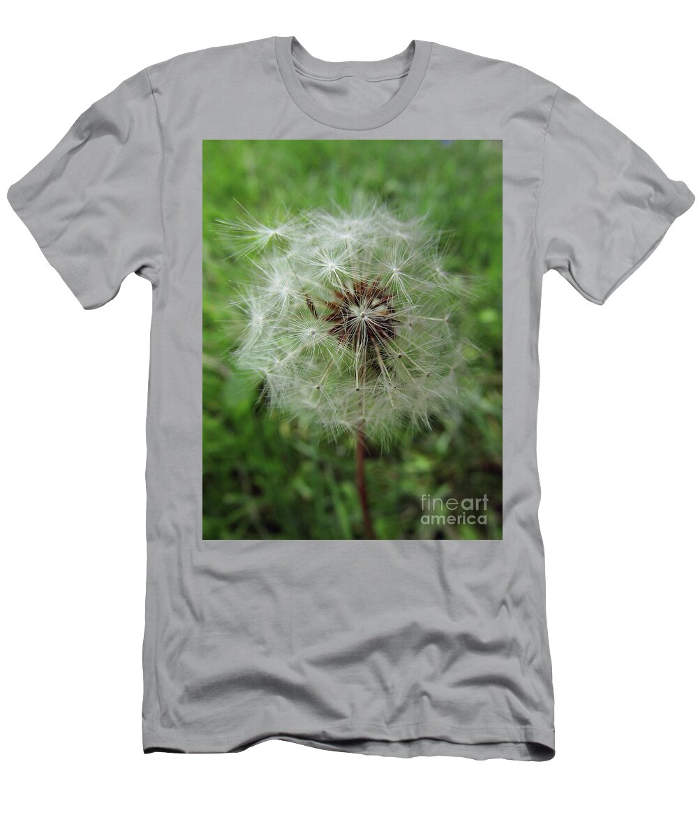 Dandelion T-Shirt featuring the photograph Let's Wish by Kim Tran