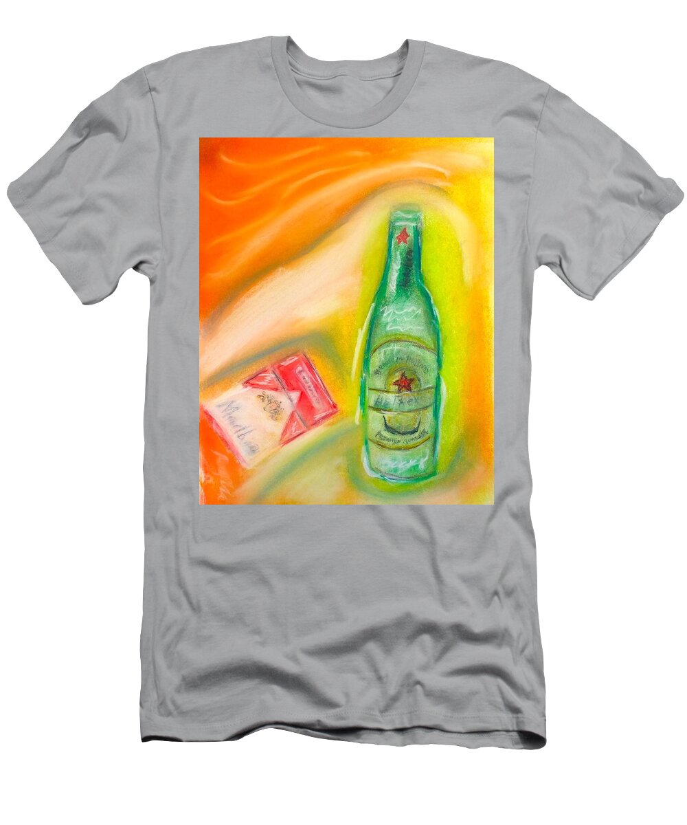 Pastel T-Shirt featuring the painting Life by Patrick McClellan