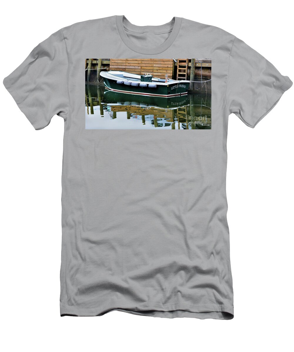 Boat T-Shirt featuring the photograph Little Friend by Dianne Morgado