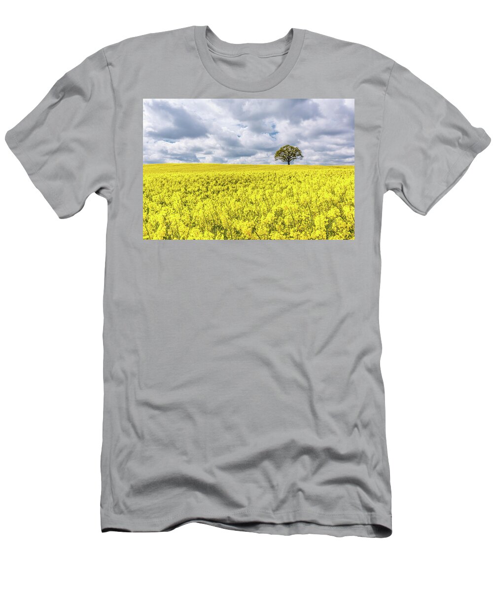 Rape T-Shirt featuring the photograph Lone Beauty by Nick Bywater