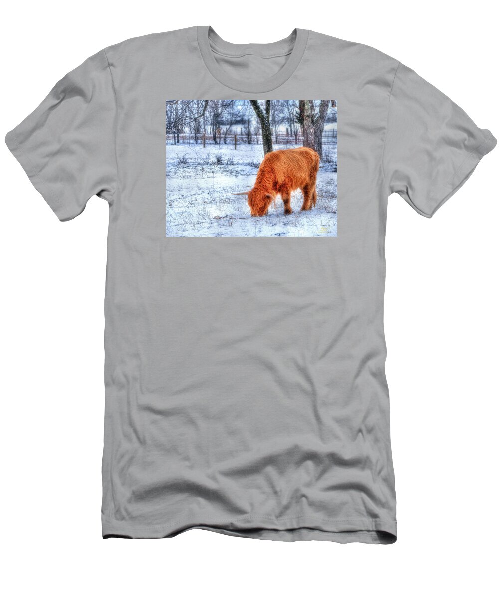Animal T-Shirt featuring the photograph Long Haired Miniature by Sam Davis Johnson