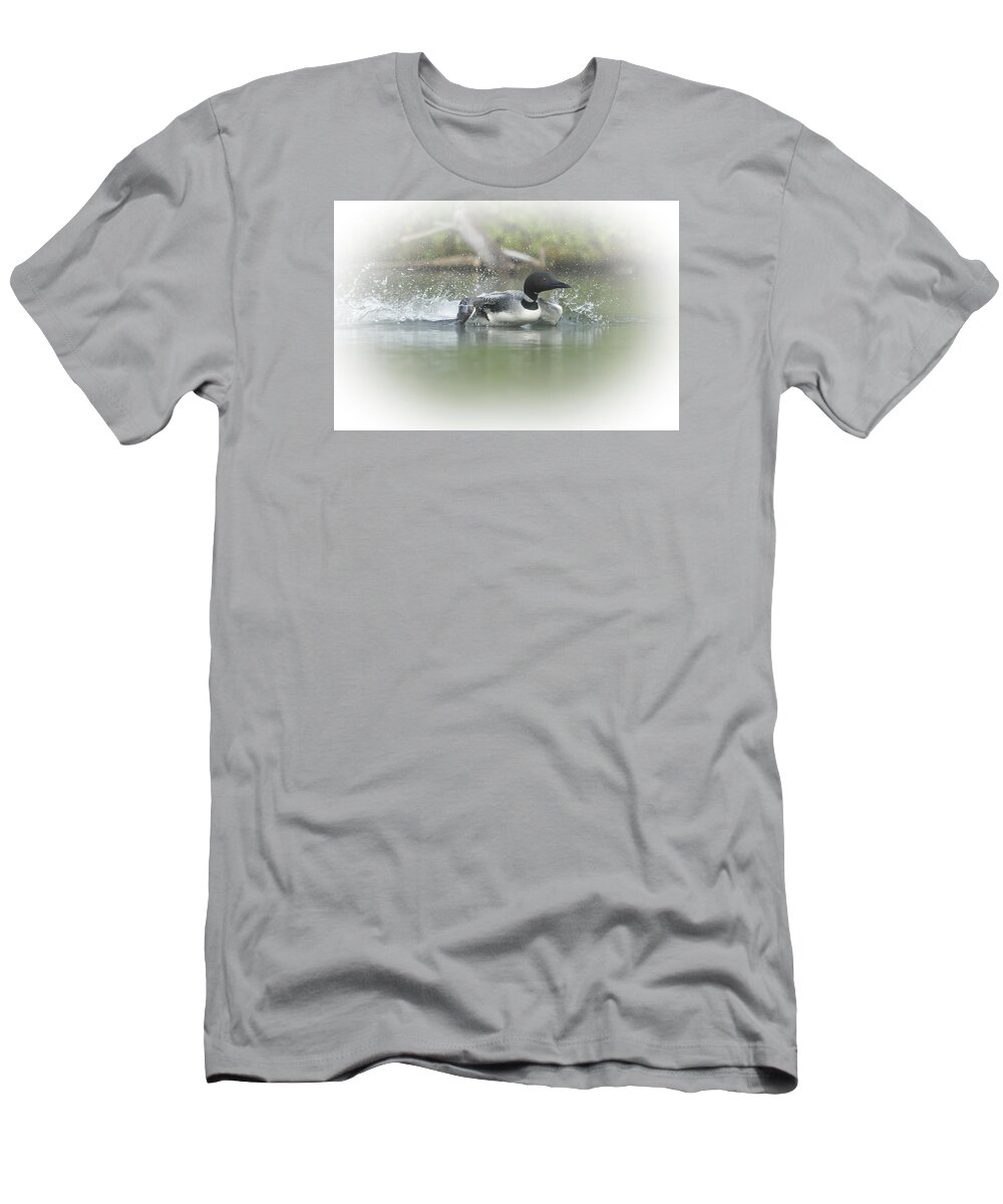 Loon T-Shirt featuring the photograph Loon 6 by Vance Bell