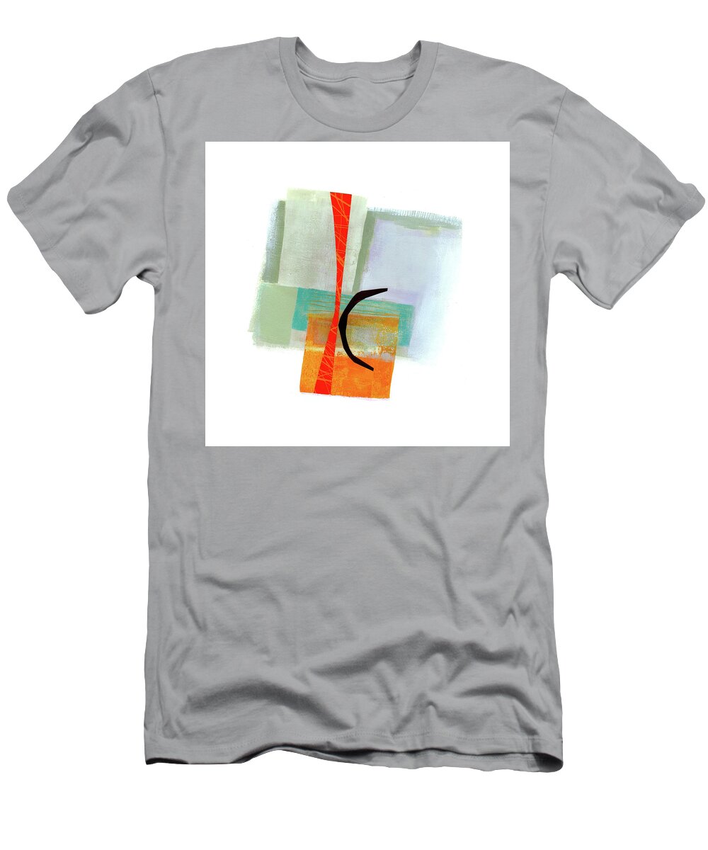 Jane Davies T-Shirt featuring the painting Loose Ends#6 by Jane Davies