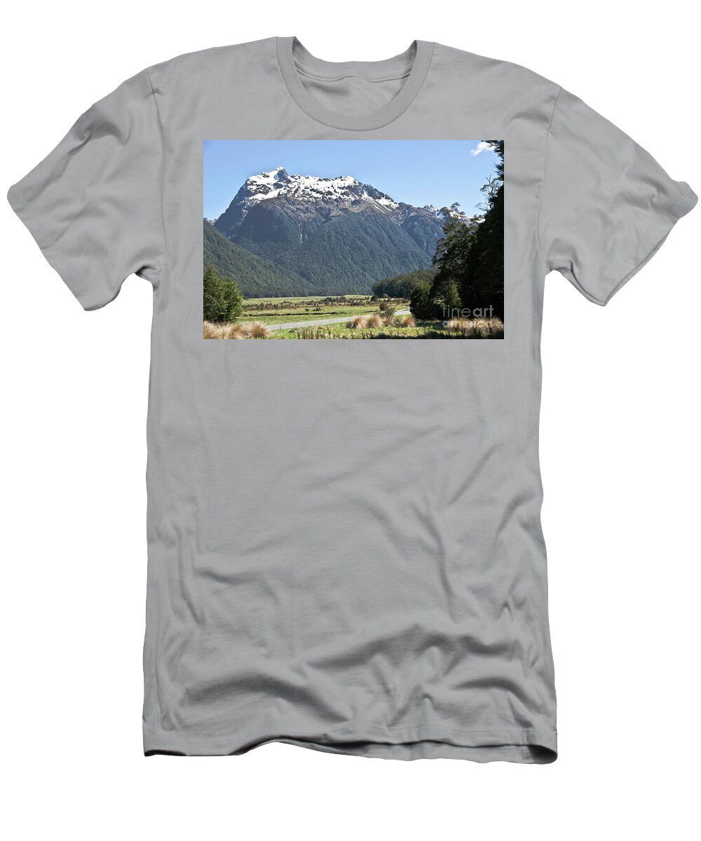 Queenstown T-Shirt featuring the photograph Lord of the Rings Locations, New Zealand by Yurix Sardinelly