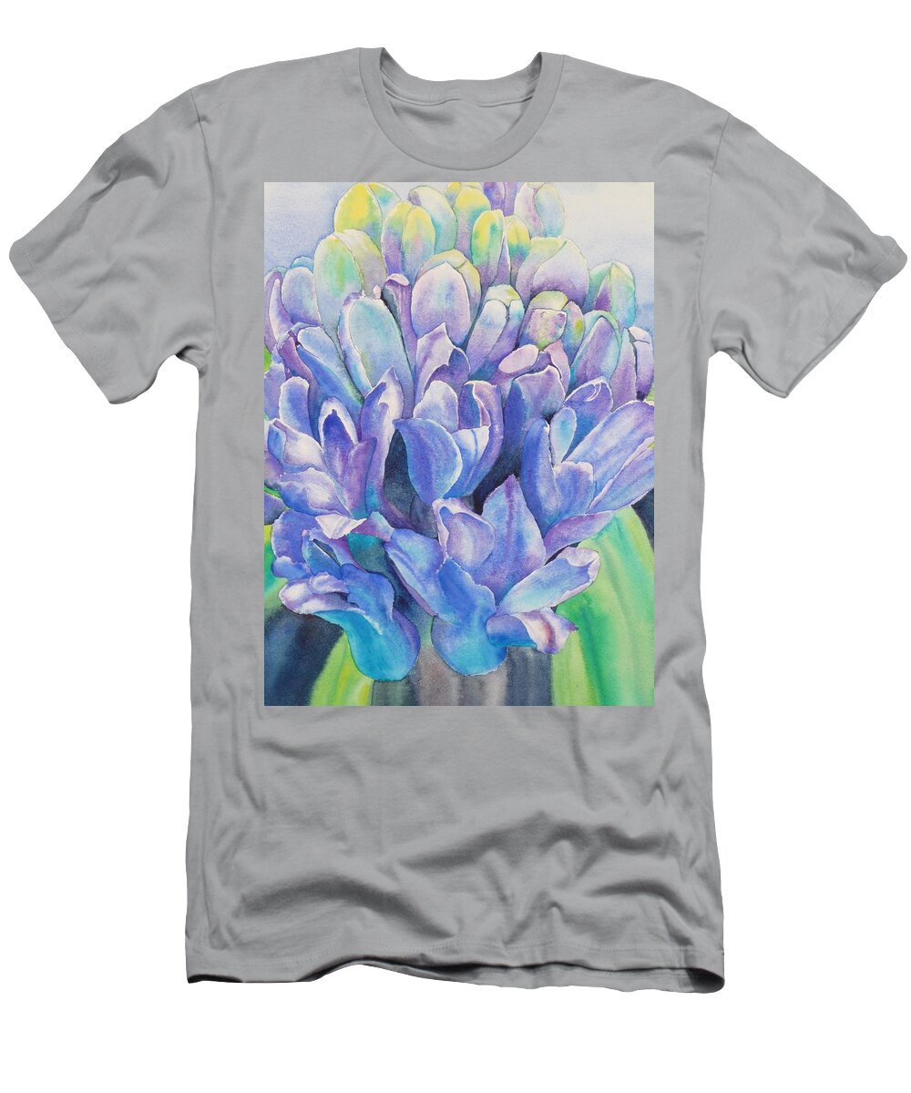 Flower T-Shirt featuring the painting Lovely Lupine by Ruth Kamenev