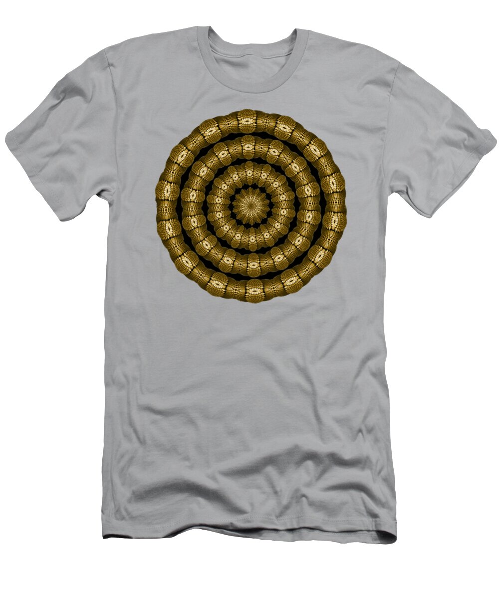  T-Shirt featuring the digital art Magic Brass Rings by Doug Morgan