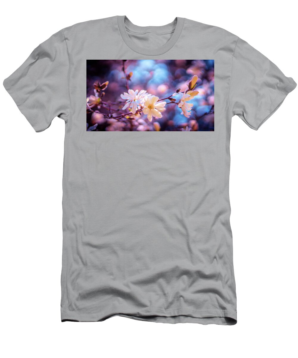 Magnolia T-Shirt featuring the photograph Magnolia bloom 2 by Lilia S