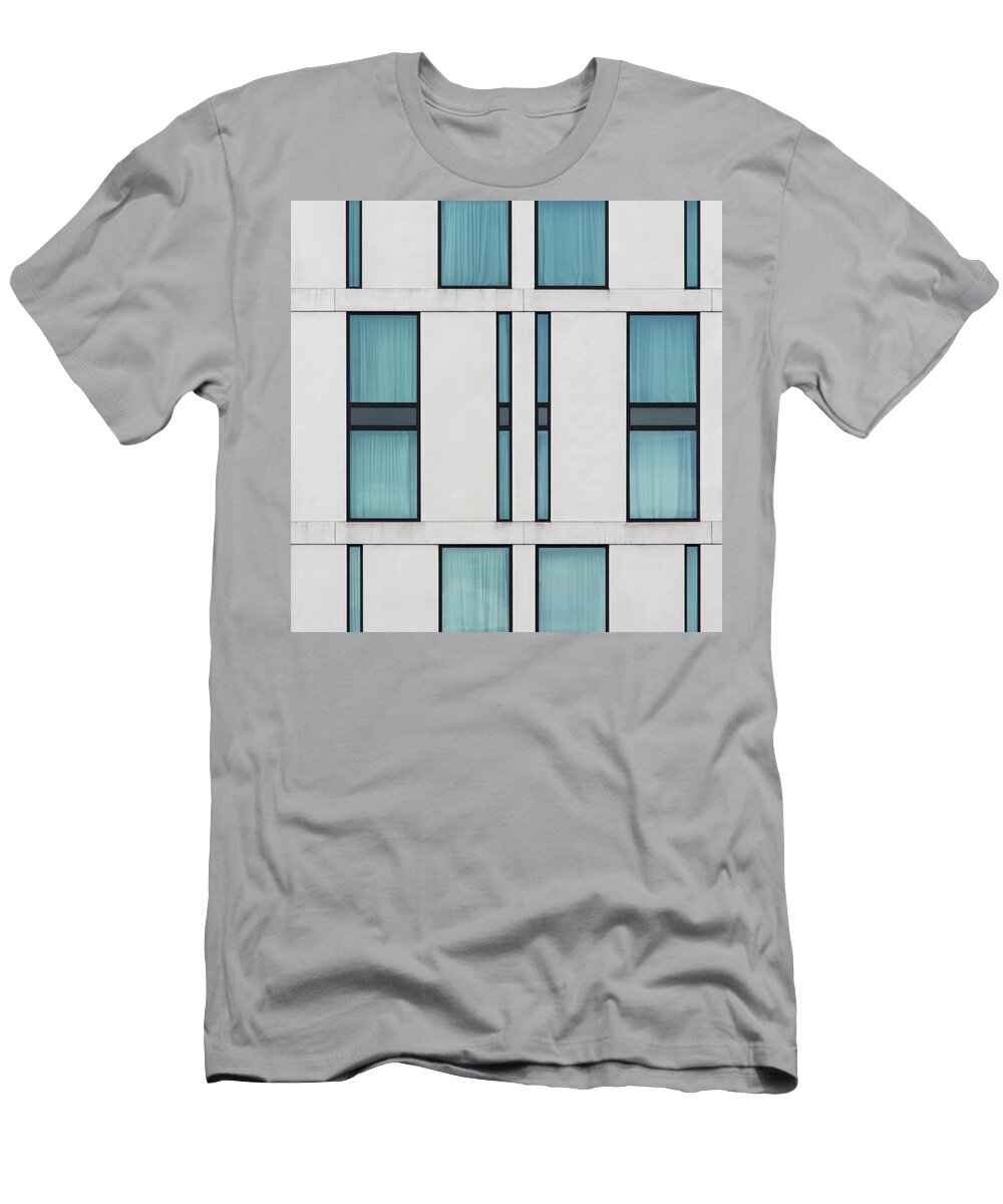 Urban T-Shirt featuring the photograph Square - Liverpool Windows 1 by Stuart Allen