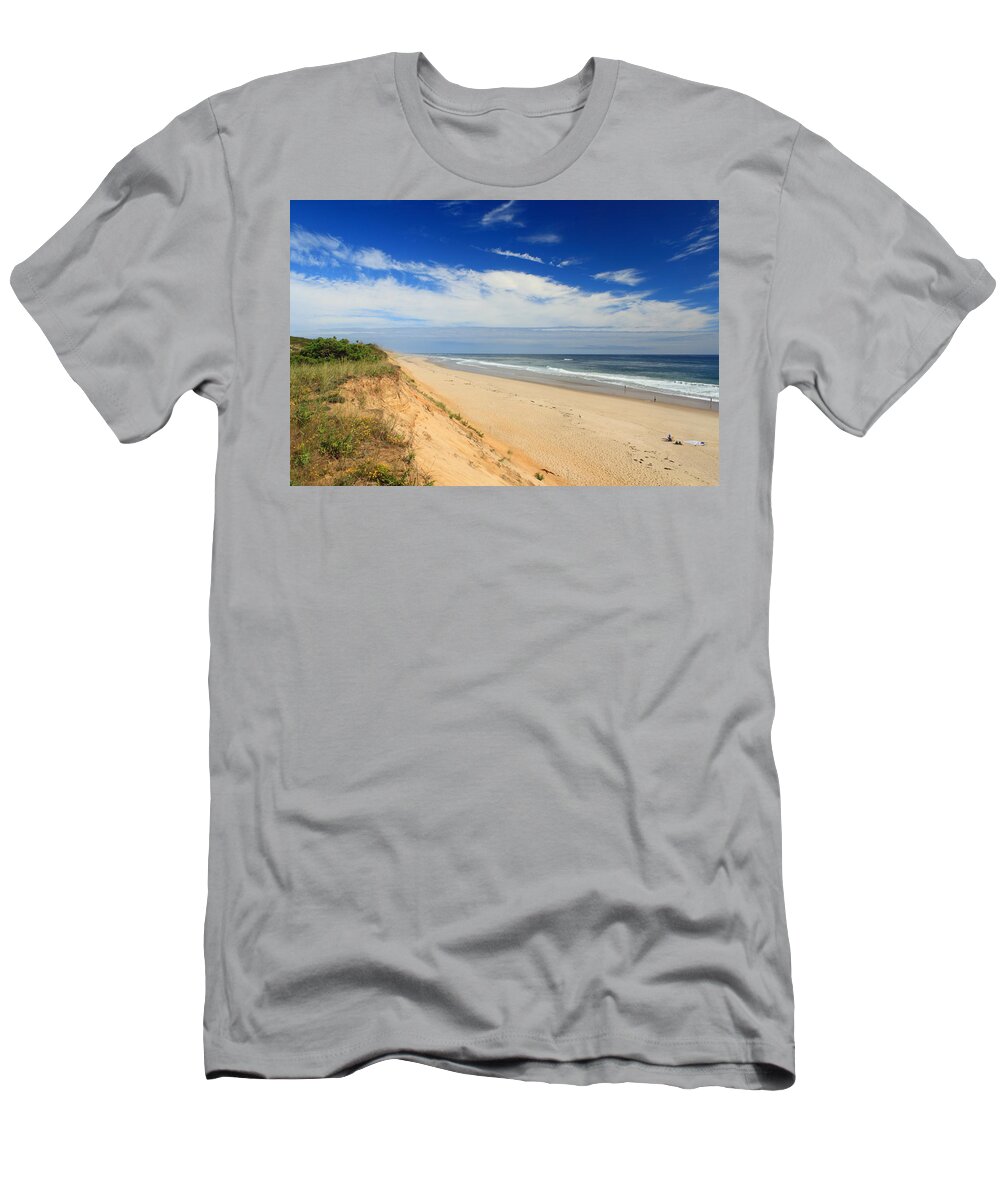 Wellfleet T-Shirt featuring the photograph Marconi Beach Cape Cod National Seashore by John Burk