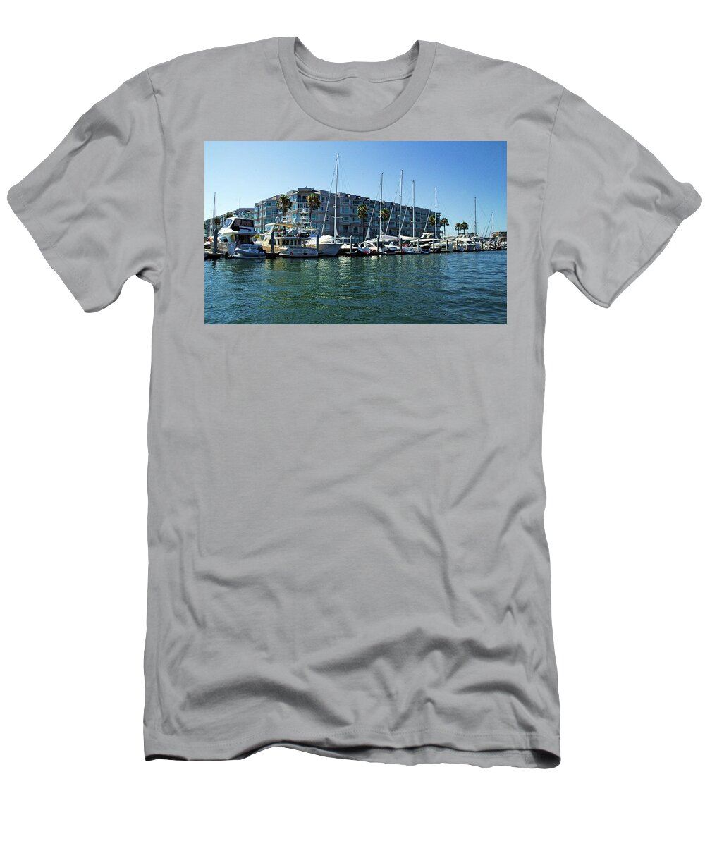 Marina T-Shirt featuring the photograph Marina Del Rey California 3 by Karl Rose