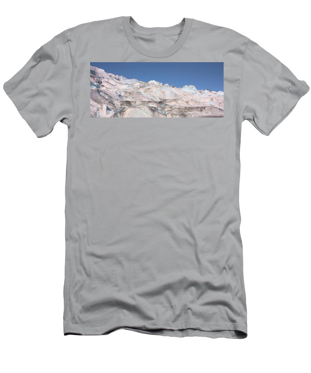 Alaska T-Shirt featuring the photograph Mendenhall Glacier Panoramic by Kristin Elmquist