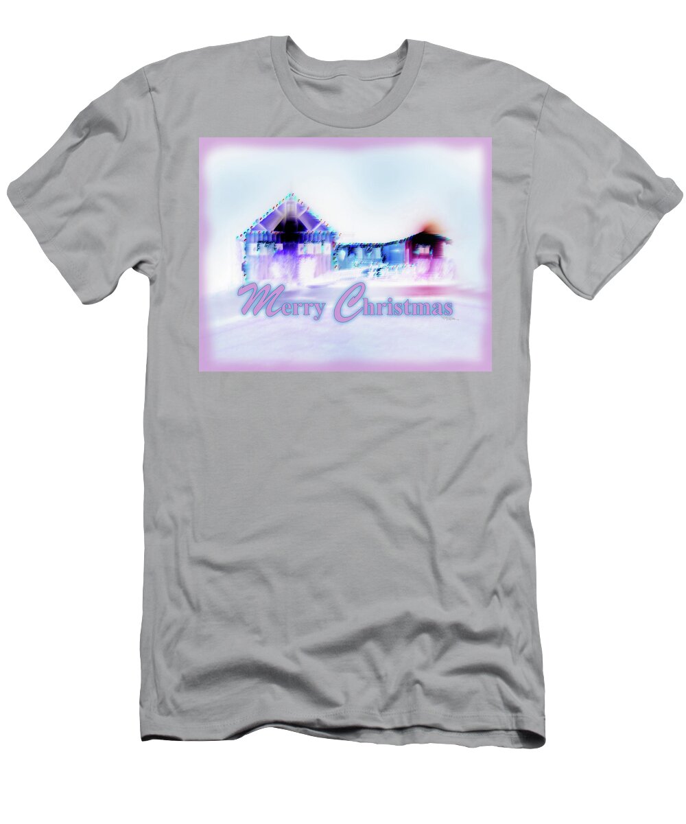 Inspiration T-Shirt featuring the photograph Merry Christmas #181 by Barbara Tristan