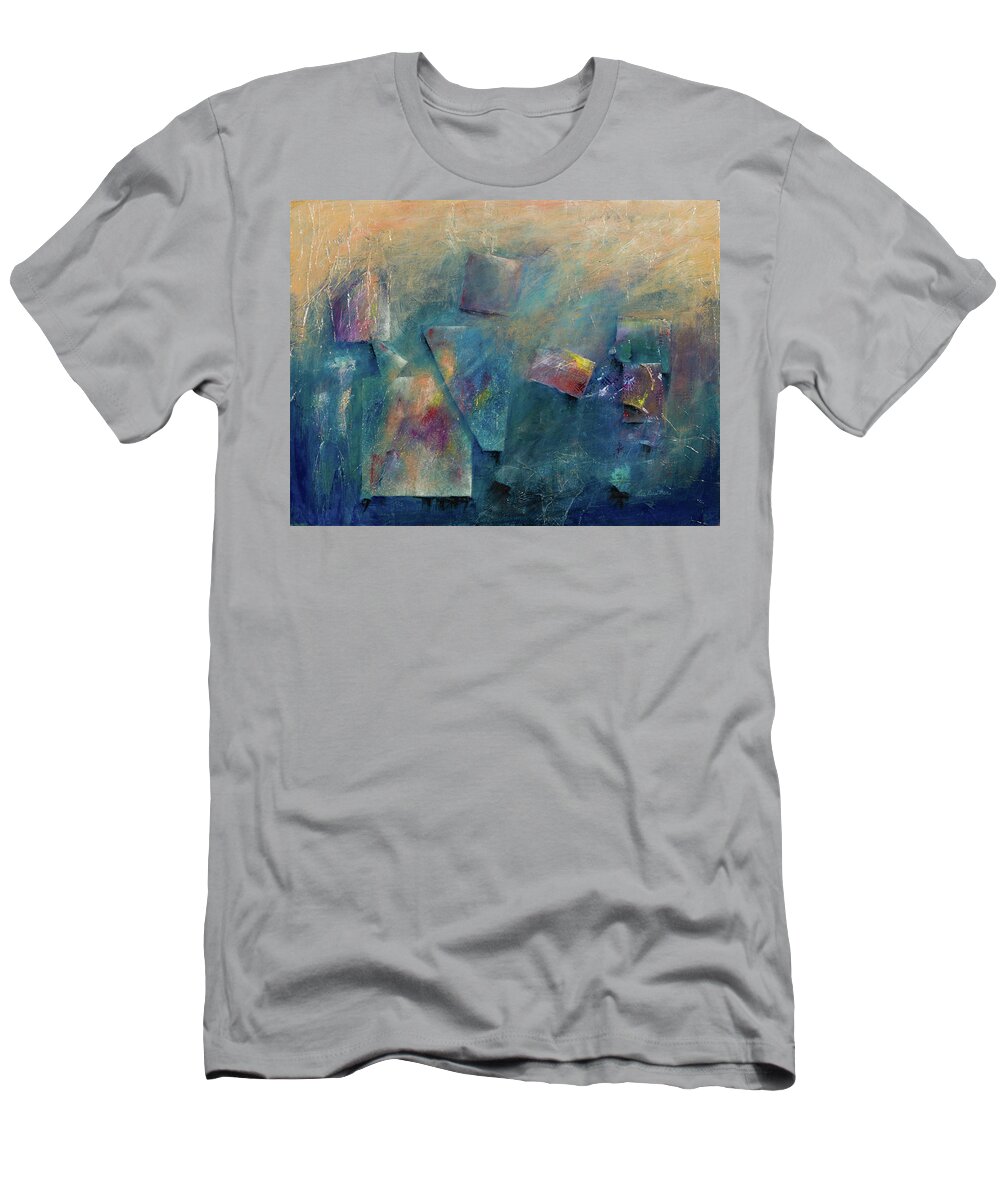 Painting T-Shirt featuring the painting Milestones by Lee Beuther