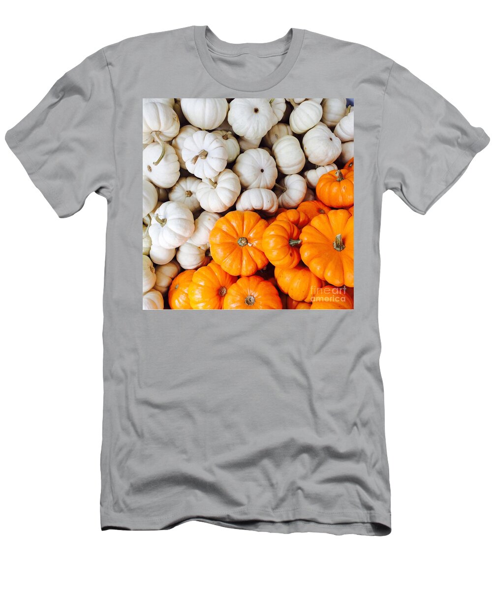 Orange T-Shirt featuring the photograph Mini Pumpkins by Onedayoneimage Photography