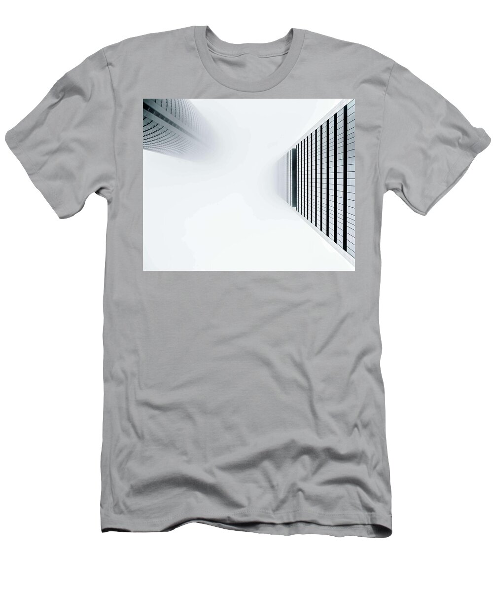 Architecture T-Shirt featuring the painting Modern Architectural Building Series - 41 by Celestial Images